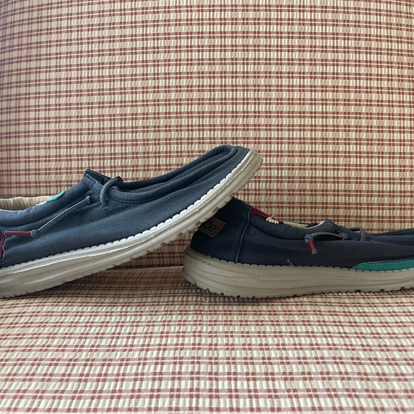 Hey Dudes Navy Wally Washed Blue Space - Picture 4 of 9